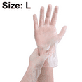 thumbnail image 2 of Disposable Gloves Powder Free TPE Gloves - Clear Exam Gloves for Medical Household Cleaning, Kitchen, Lab Work and Food Service, 2 of 6