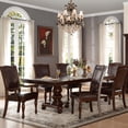 thumbnail image 6 of Home Elegance Lordsburg Double Pedestal Dining Table in Dark Brown, 6 of 7
