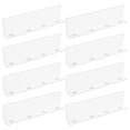 thumbnail image 1 of 8 separadores de estantes acrílicos transparentes para organizar el armario. Separadores ajustables de 25 cm para ropa, toallas, libros, zapatos y utensilios de cocina., 1 of 7