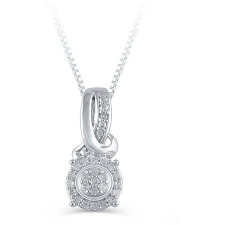Hold My Hand 1/10 Carat T.W. Diamond Fashion Pendant in Sterling Silver