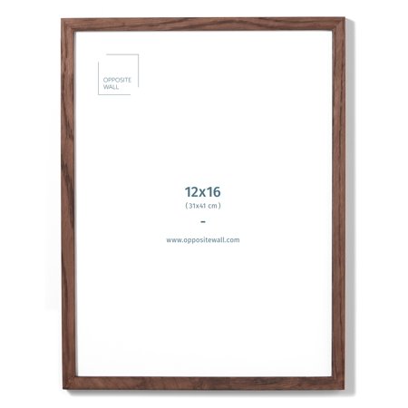 12x16 In 31x41 Cm Dark Oak Solid Oak Wood Picture Frame Poster Frame Wall Photo Frame Walmart Canada