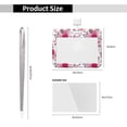 thumbnail image 3 of Kdxio Peonies And Roses Card Badge Holder Work Badge Sleeve for Office, School, Factory, ID Credit Cards, Driver Licenses and Passes, 3 of 7