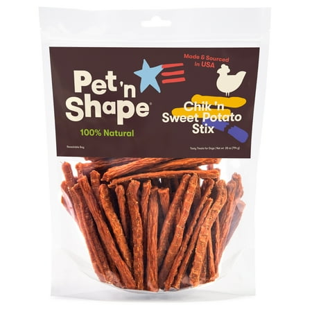 UPC: 0032657150340 | Pet n Shape Chik n Sweet Potato Stix Dog Treats – Made and Sourced in the USA- Natural Healthy Dog Treats 28 Ounce