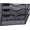 Black, variant on 3 Pocket Mesh Hanging Wall File Organizer, Wall Mounted Mail Paper Document Folder Holder, Clipboard Storage Organization Magazine Rack with Nametag Label for Office Home School, Gray