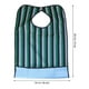thumbnail image 3 of Adult Waterproof Bib with Buckle for Mealtime Protection PVC Material Green Color One Size Fits All, 3 of 3
