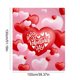 thumbnail image 2 of Lunxisen 3 Pcs Valentine's Day Throw Blanket Red Pink Heart Plaid Fuzzy Blanket Romantic Love Heart Decorative Soft Cozy Flannel Blanket for Mom Couple Home Bed Couch Chair.(100*130cm), 2 of 9