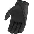thumbnail image 2 of Icon Hooligan CE Mens Textile Motorcycle Gloves Black LG, 2 of 2