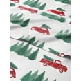 thumbnail image 3 of CGK Linens 4-Piece Christmas Holiday Sheet Set - Full Size Xmas Winter Bedding With Vibrant Festive Patterns, Truck, 3 of 6