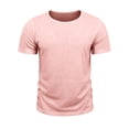 thumbnail image 4 of Cmfcve Crew Neck T Shirt for Men Casual Short Sleeve Tee Soft Comfortable Solid Color Basic Summer Tops, 4 of 7