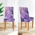 thumbnail image 5 of BZSMCE Chairs Slipcovers Dining Chair Covers Amethyst Crystals in Bloom Creative Pattern, 5 of 7