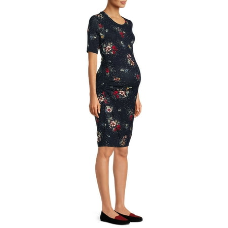 Time and Tru Women’s Maternity Ruched Dress