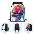 thumbnail image 3 of Vlemua Spider Superhero Backpack, Welcome Back to School Gifts, 12" Spider Superhero Cartoon Cute Travel Schoolbag for Students, School Supplies for Students and Fans, 3 of 6