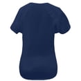 thumbnail image 4 of Clearance asdoklhq Womens Plus Size Tops Clearance,Women Solid V-Neck Lace Crochet Eyelet Short Sleeve Casual Shirts Blouses Tops, 4 of 4