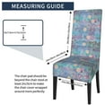 thumbnail image 5 of ZICANCN Dreamy Vintage Snowflake Chair Protectors Seat Covers , Dining Chair Slipcovers for Dining Room Hotel Kitchen Abstract Geometry, 5 of 8