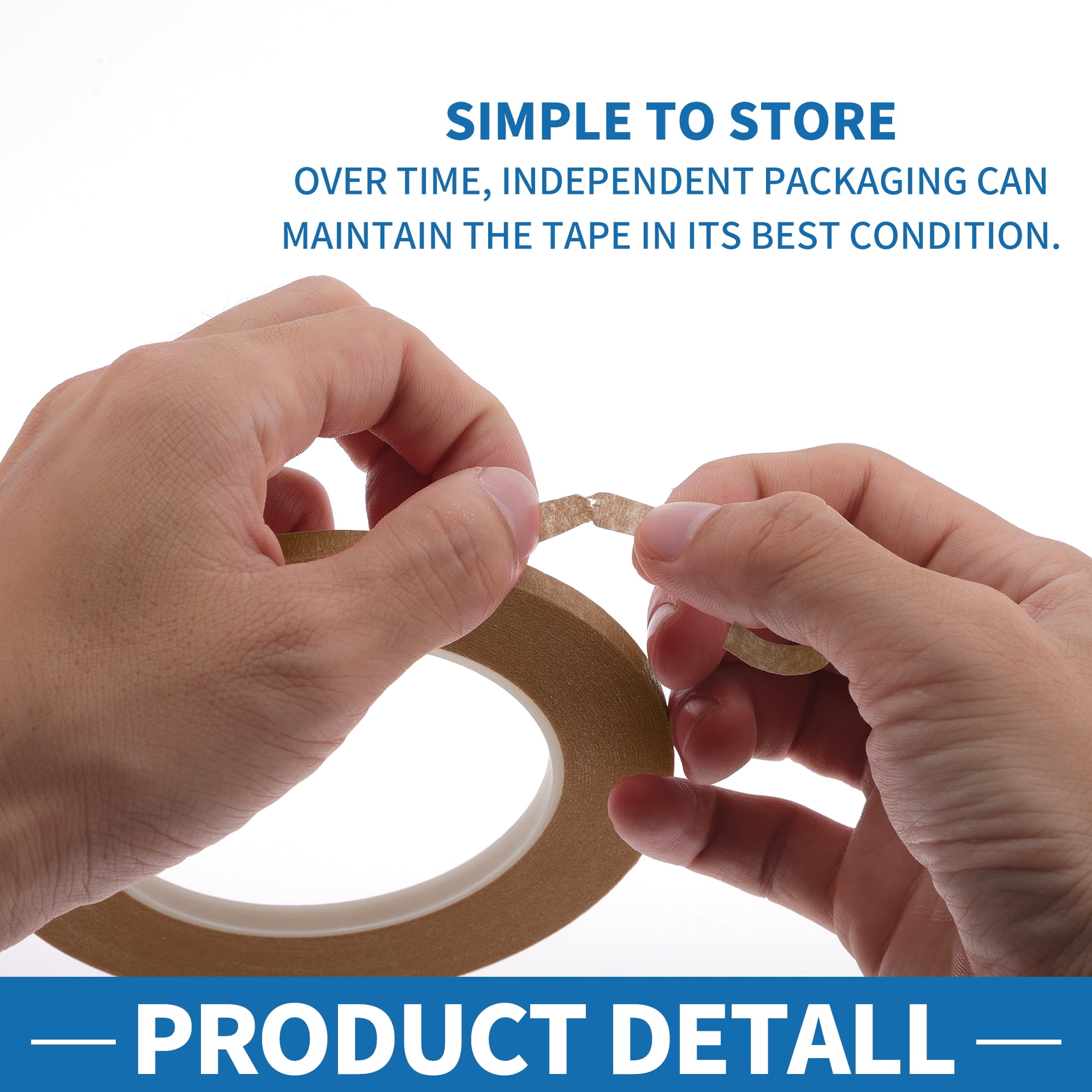 Unique Bargains Painters Tape Easy Removal for Various Surfaces Brown