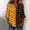 A01 Orange, variant on JOANKDMI Women's Creepy Monster and Cobweb Theme T Shirts Casual V Neck Button Up Top for Trick-or-Treat Party Spooky Festival Clothing Fun Autumn Holiday Themed Wardrobe