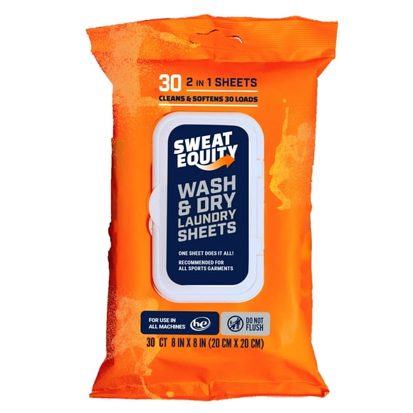 Sweat Feuille de Lavage et Séchage Tout-en-un - 30 Unités