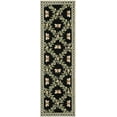 thumbnail image 2 of Safavieh Chelsea Lara Bordered Wool Runner Rug, Black, 2'6" x 6', 2 of 10