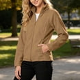 thumbnail image 3 of yillto Fleece Jacket Women Zip up Lightweight Soft Warm Winter Jackets for Women with Pockets Hiking Coat, 3 of 6