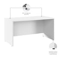 thumbnail image 3 of Hampton Heights 60W x 30D Office Desk in White - Engineered Wood, 3 of 7