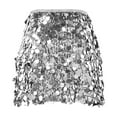 thumbnail image 5 of Bovxnpu Women Skirt Womens Bodycon Mini Skirts Sequin Skirt Sparkly Stretchy High Waisted Glitter Skirt for Night Out Party Beach Vacation Summer Outfits, 5 of 8