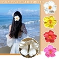 thumbnail image 6 of Fabric Hawaiian Flower Hair Clip for Women and Girls, Suitable for Beach Vacation and Wedding, 6 of 9