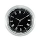 thumbnail image 4 of Inserto de reloj redondo para dormitorio, sala de estar, hardware, oficina, hogar, manualidades, reloj marco plateado negro, 4 of 9
