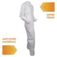 thumbnail image 3 of Ansell KCC38927 KGA35 Liquid and Particle Protection Elastic Wrist and Ankles Coveralls - Large/White (25/Carton), 3 of 4