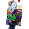 thumbnail image 4 of Garten of Banban Bolso de tela con estampado de lienzo para mujer, bolsa de compras reutilizable y estética, con cremallera interior, regalo para mujer, 35 × 40 cm., 4 of 6