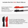 thumbnail image 5 of AC175 Multimeter Alligator Clips Insulated for Replacement Fluke with Flexible Boots, 5 of 5