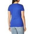 thumbnail image 4 of Hanes Womens X-Temp V-Neck T-Shirt, XL, Deep Royal, 4 of 5