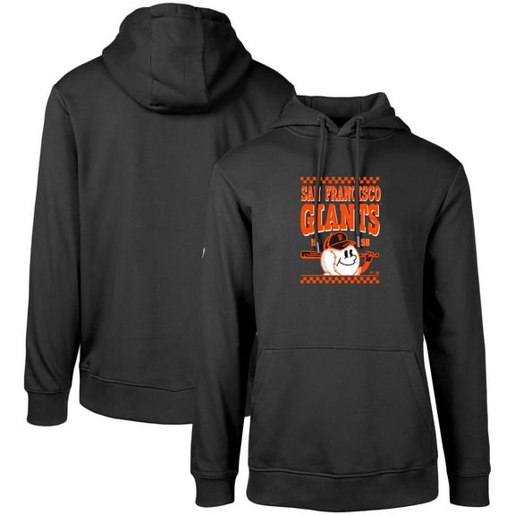 Men's Levelwear  Black San Francisco Giants  Podium Inaugural Pullover Hoodie