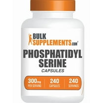 BulkSupplements Phosphatidylserine Capsules - Sourced from Soybeans, 300mg per Serving (240 Capsules - 240 Servings)