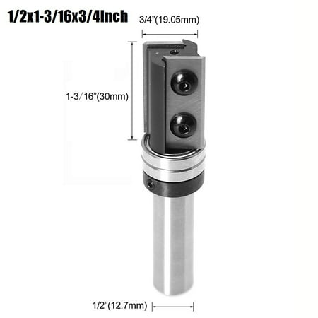 

Milling Cutter Wood Planer Bit Trimming Router Bit Carbide Insert Forwoodworking