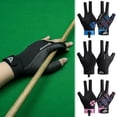 thumbnail image 2 of wnpxqnt Open Finger Billiard Pool Gloves Adjustable Stier Polyester Snooker Pool Q0 E9R1, 2 of 8