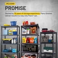 thumbnail image 6 of Plano 4-Shelf Heavy Duty Plastic Storage Shelves, 56” x 36” x 18”, 600lb Capacity, 6 of 6