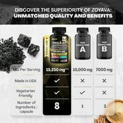 Shilajit 9000 Panax Ginseng 1500MG Ashwagandha 2000MG Rhodiola Rosea 1000MG, Turmeric 500MG, Gingko Biloba 500MG, Stinging Nettle 250MG, Cordyceps Mushroom 500MG (60 Caps)