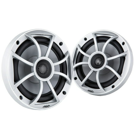 Wet Sounds 6.5 Inch 120W Component Coaxial Speakers, Silver Grille |