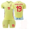 thumbnail image 1 of Men's/Kids 2024-2025 Football European Cup Fans' #19 Lamine Yamal Jersey Football Team Jersey: L, 1 of 5