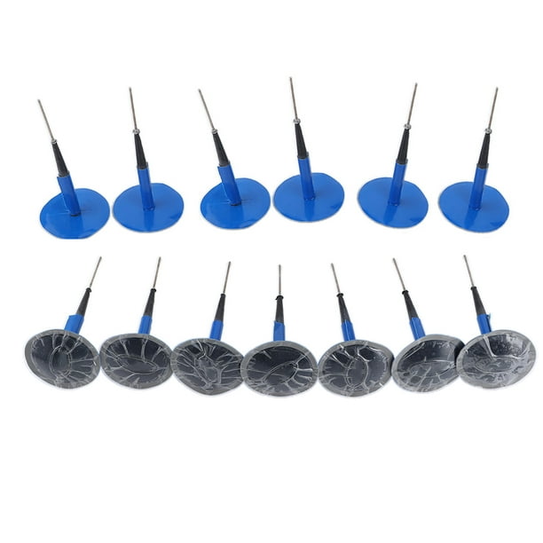 Neumático 14 Uds. Parches De Pinchazo De Neumáticos De 0,24 Pulgadas 250UL Goma De Parche De Enchufe De Hongo Integral Universal Para Coche Motocicleta