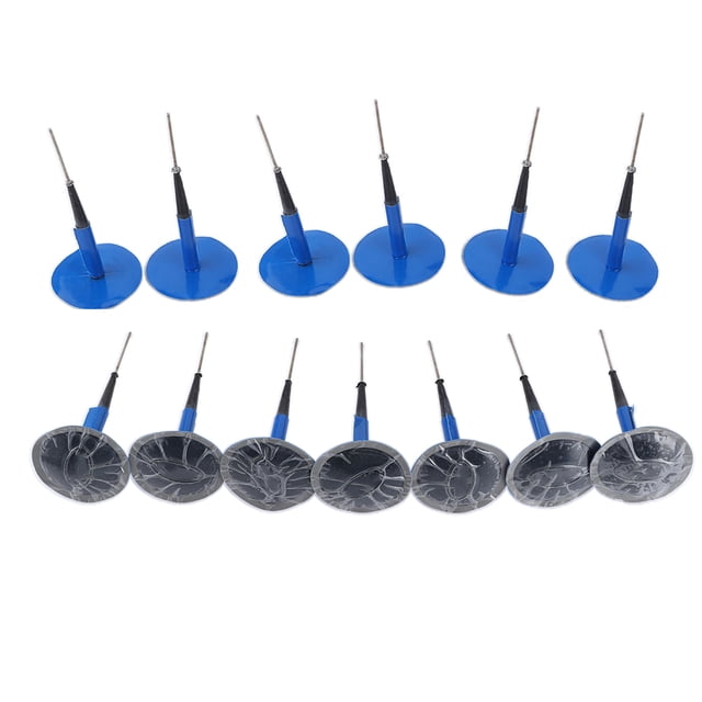 Neumático 14 Uds. Parches De Pinchazo De Neumáticos De 0,24 Pulgadas 250UL Goma De Parche De Enchufe De Hongo Integral Universal Para Coche Motocicleta