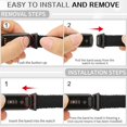 thumbnail image 5 of Paquete de 2 bandas elásticas trenzadas coatibl con Fitbit Luxe Band, correa de nailon suave ajustable de reputo para Fitbit Luxe/Luxe Edición pecial Fitns Tracker mujer y hombr, 5 of 5