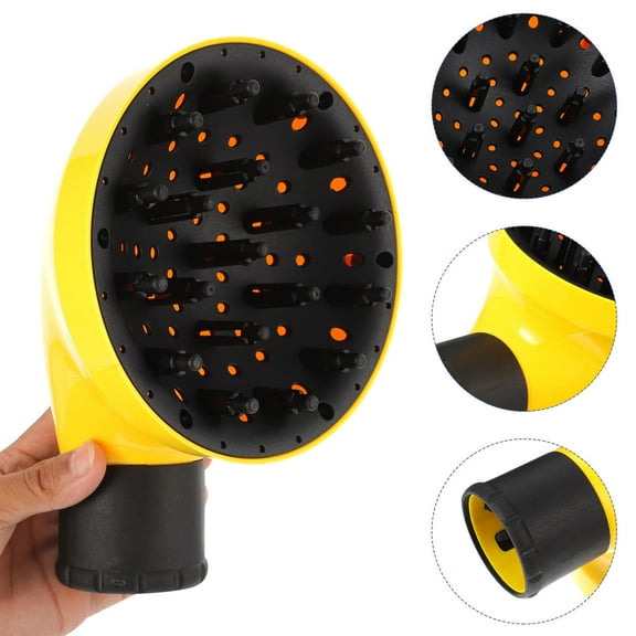 EXHUMKY Curly Hair Professional 1Set Multi Color Round Plastic Hair Diffuser Attachment for Hairdryer Everyday Gifting