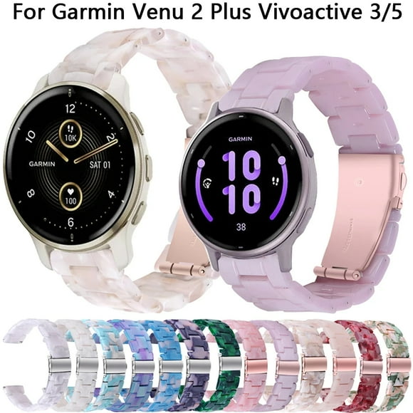 Forerunner 645 245 55 Resin Strap For Garmin Vivoactive 3 Venu 2 Plus Sq Vivomove HR Smart Watch Bands 20mm Watchbands Bracelet