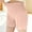 Pink, variant on Maternity Shapewear, High Waisted Mid Thigh Seamless Pregnancy Underwear Over Bump Prevent Chaffing Beige L