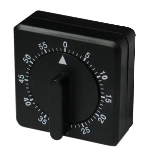 Temporizador de cocina con alarma de 80db, temporizador de cuenta regresiva de sonido, temporizador manual de cocción al vapor, temporizador mecánico Afortunado Sencillez