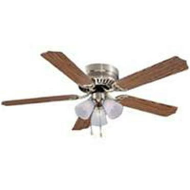 Hampton Bay Carriage House 52 Led Indoor Polished Brass Ceiling Fan 1002409868 Com - What Size Bulbs Do Hampton Bay Ceiling Fans Use