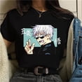 thumbnail image 3 of Camiseta de manga corta Satoru Gojo, camiseta informal de cuello redondo, ropa de calle de moda, camisetas Harajuku de Anime, 3 of 4