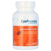EyePromise Zeaxanthin + Lutein Eye Vitamin - 60 Softgels Capsules Made with Natural Ingredients for Diets Including Gluten Free and Vegetarian - Protect & Enhance Your Macular Health