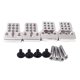 thumbnail image 1 of Amortiguador de Torre de Amortiguador Trasero / Delantero de Aluminio de 4 Piezas para 1/16 WPL 1695 C14 C24 Piezas de Actualización de Coch plata CUTICAT Cesta de amortiguador de 4 piezas, 1 of 5